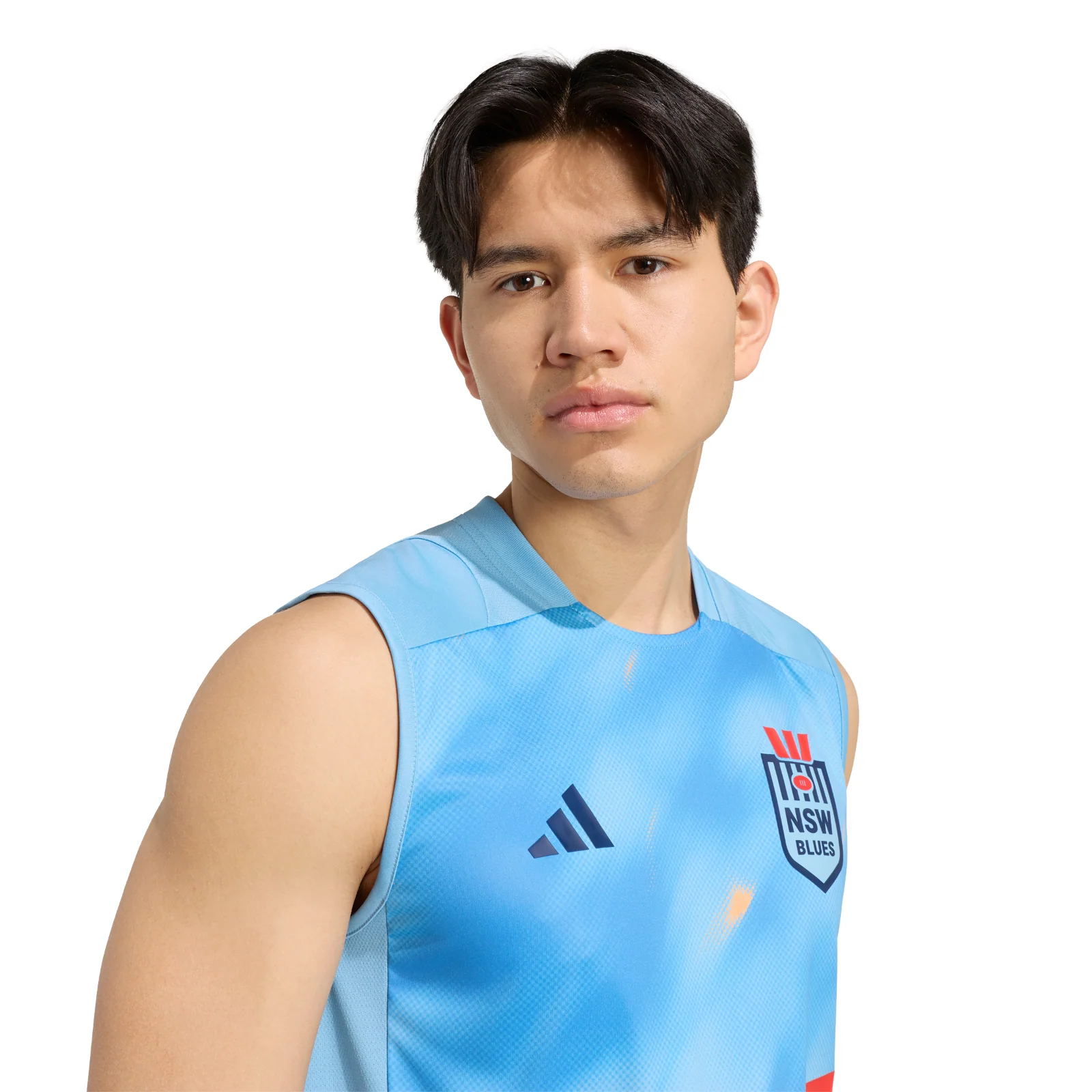 NRL 2026 Training Singlet - New South Wales Blues - Light Blue - NSW - Mens - Image 5