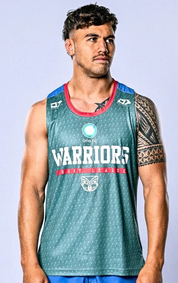 NRL 2026 Training Singlet - New Zealand Warriors - Adult - Mens - Green