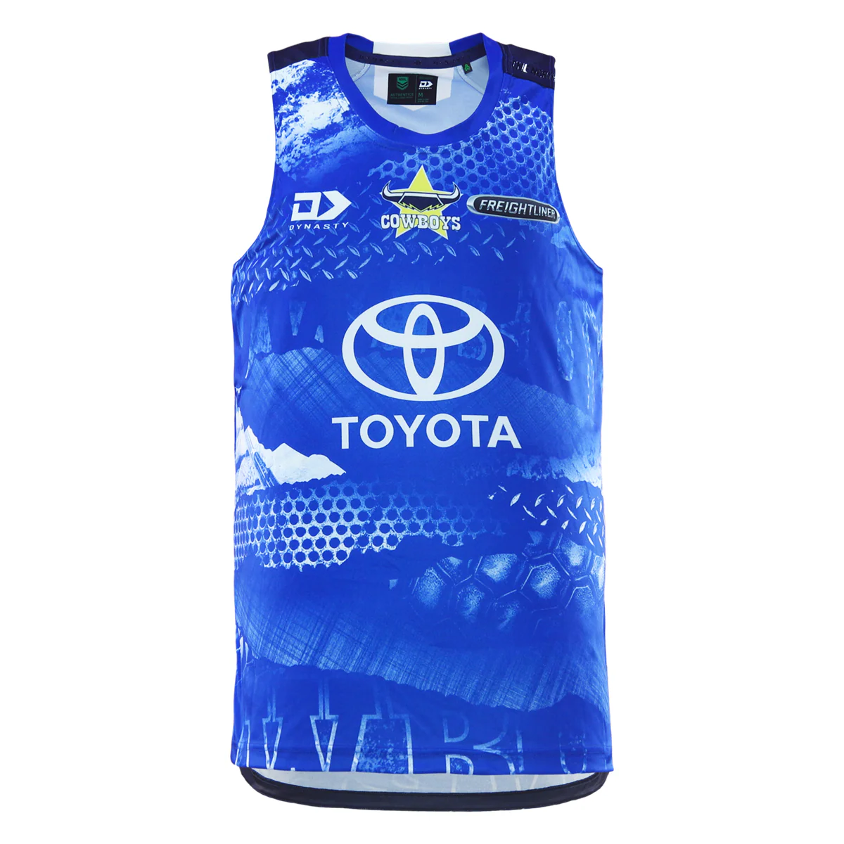 NRL 2026 Training Singlet - North Queensland Cowboys - Blue - Adult - Mens