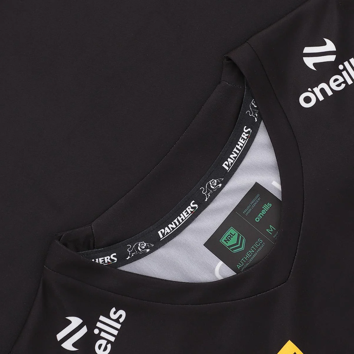 NRL 2026 Training Singlet - Penrith Panthers - Black - Adult - Mens - Image 9