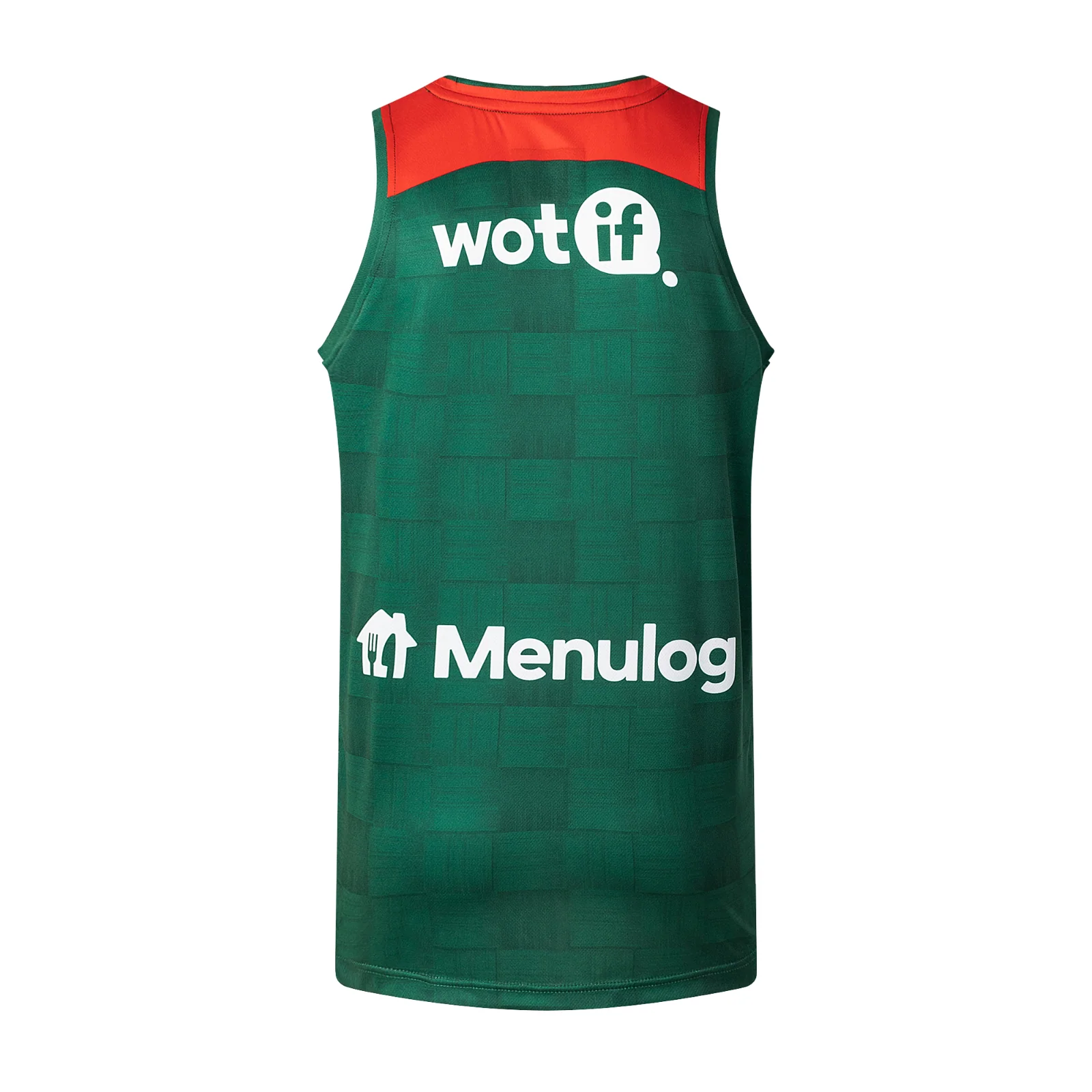 NRL 2026 Training Singlet - South Sydney Rabbitohs - Green -  Adult - Mens - Image 3