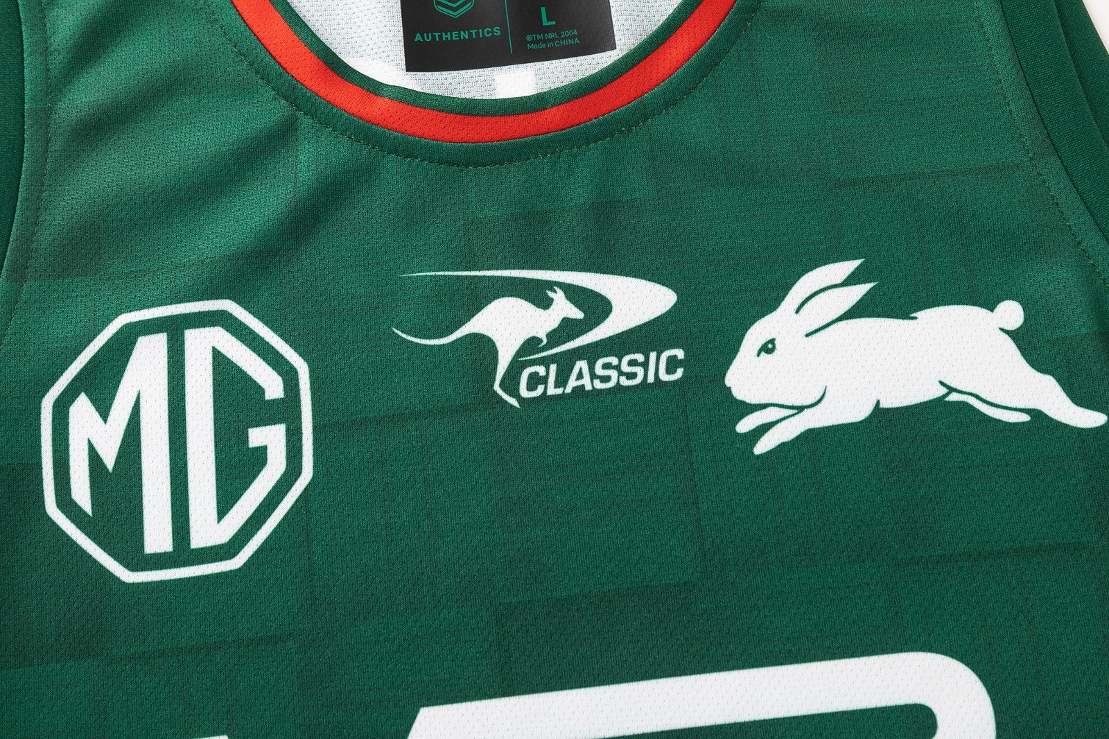 NRL 2026 Training Singlet - South Sydney Rabbitohs - Green -  Adult - Mens - Image 5