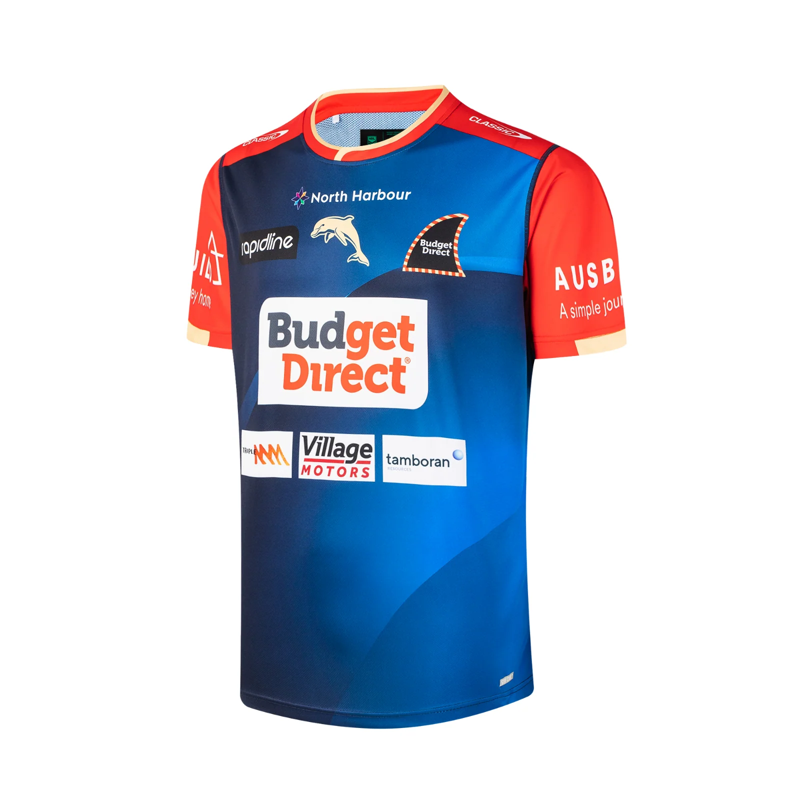 NRL 2026 Training Tee - Dolphins - Adult - Mens - Image 2