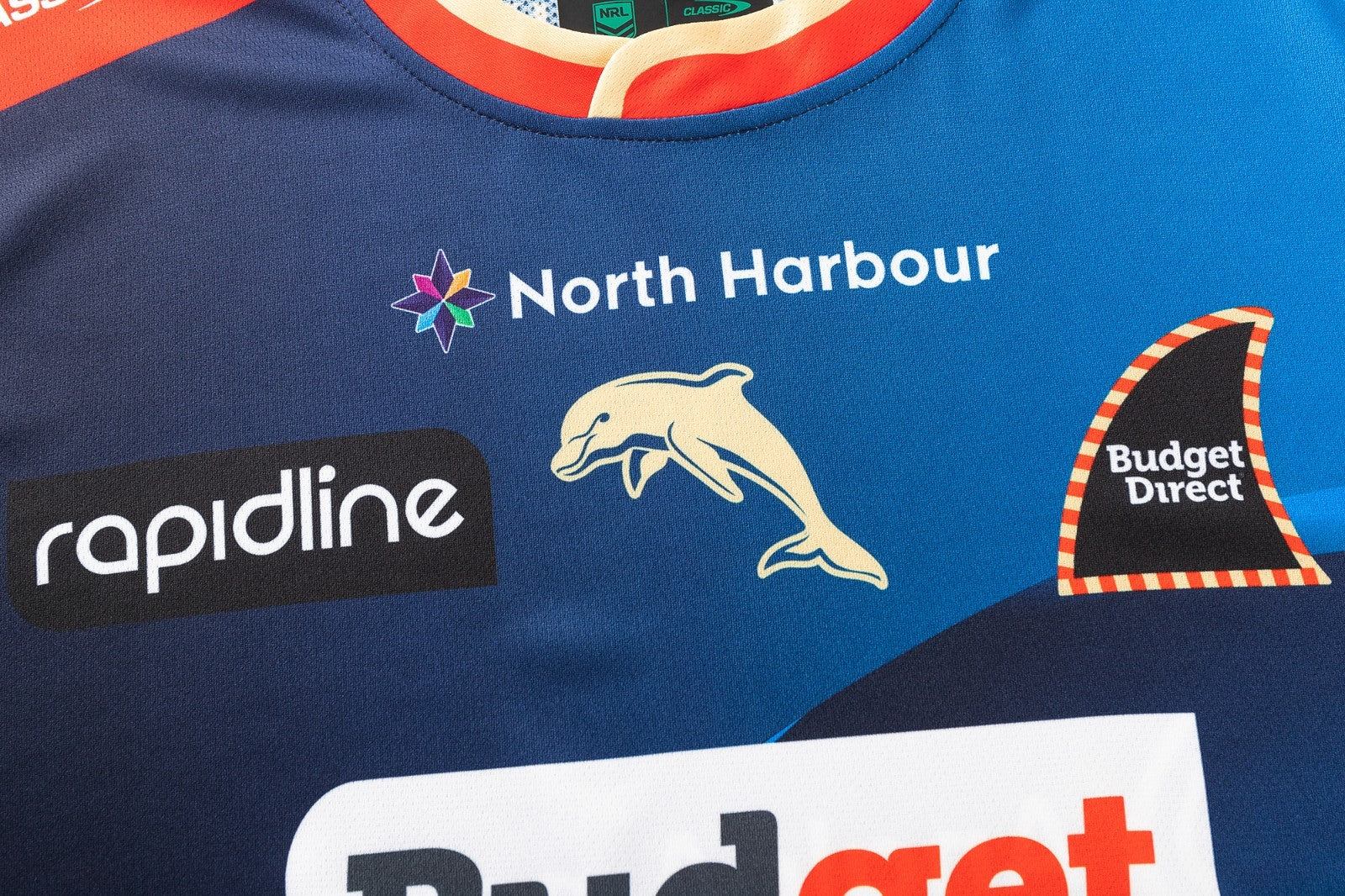 NRL 2026 Training Tee - Dolphins - Adult - Mens - Image 6