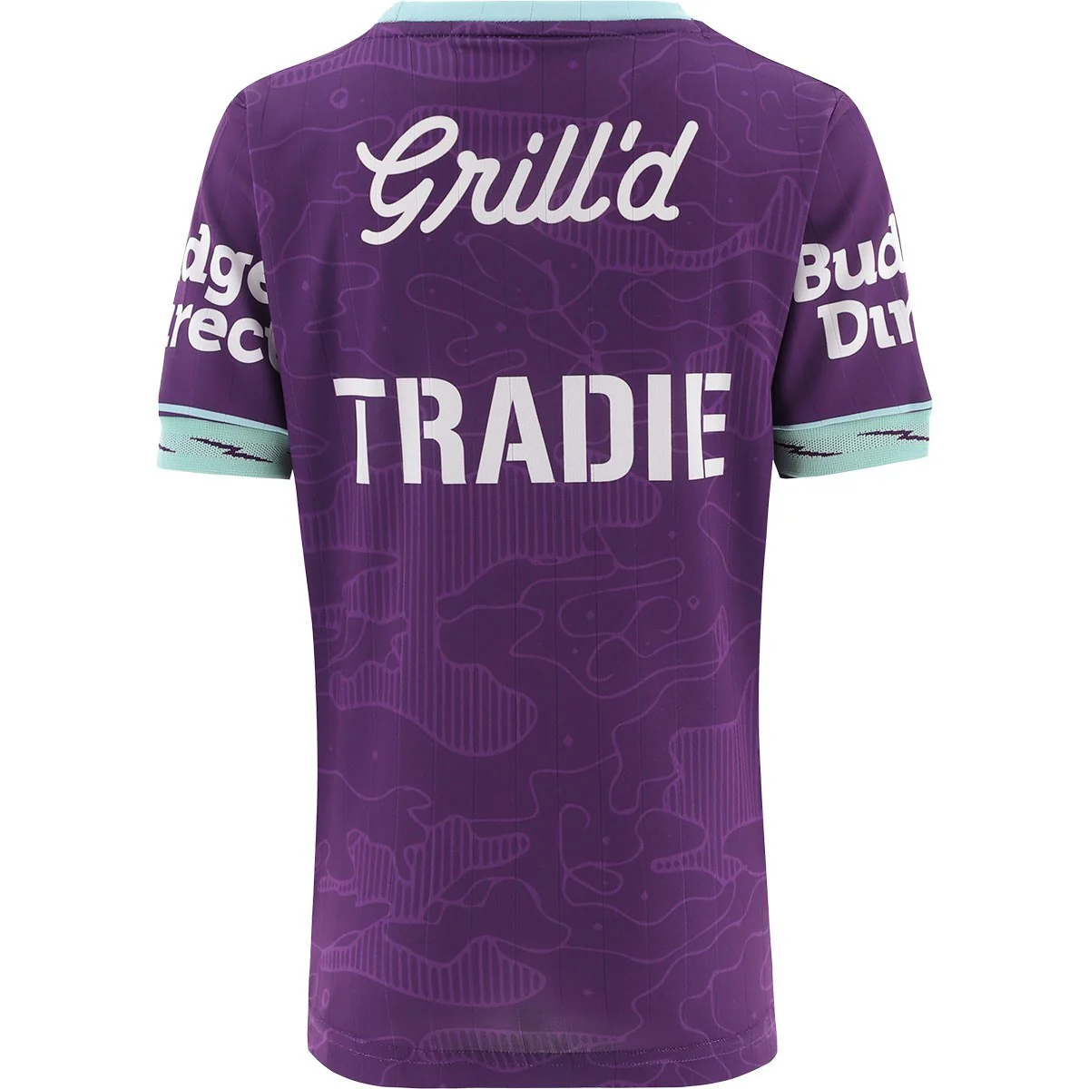 NRL 2026 Training Tee - Melbourne Storm - Purple - Youth - Kids - Image 2