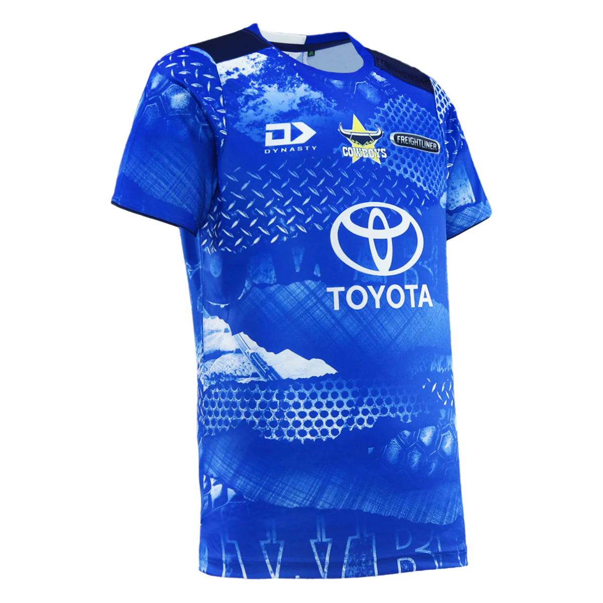 NRL 2026 Training Tee - North Queensland Cowboys - Blue - Adult - Mens - Image 3
