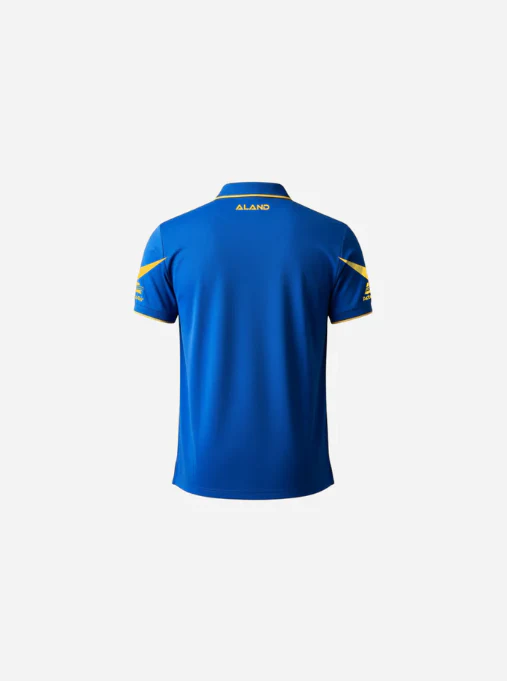 NRL 2026 Travel Polo Shirt - Paramatta Eels - Royal - Youth - Kids - Image 2