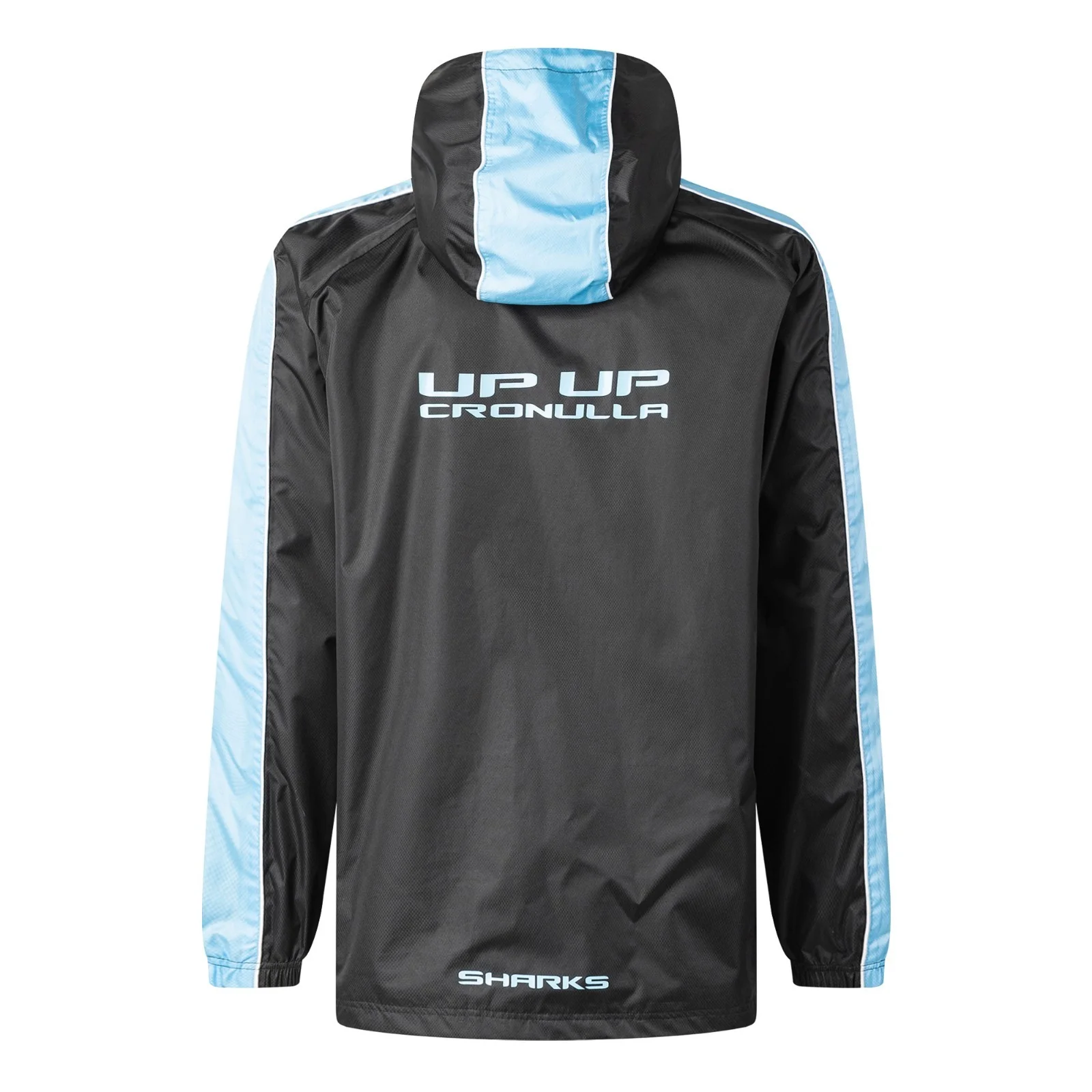 NRL 2026 Wet Weather Jacket - Cronulla Sharks - Adult - Mens - Full Zip - Image 3