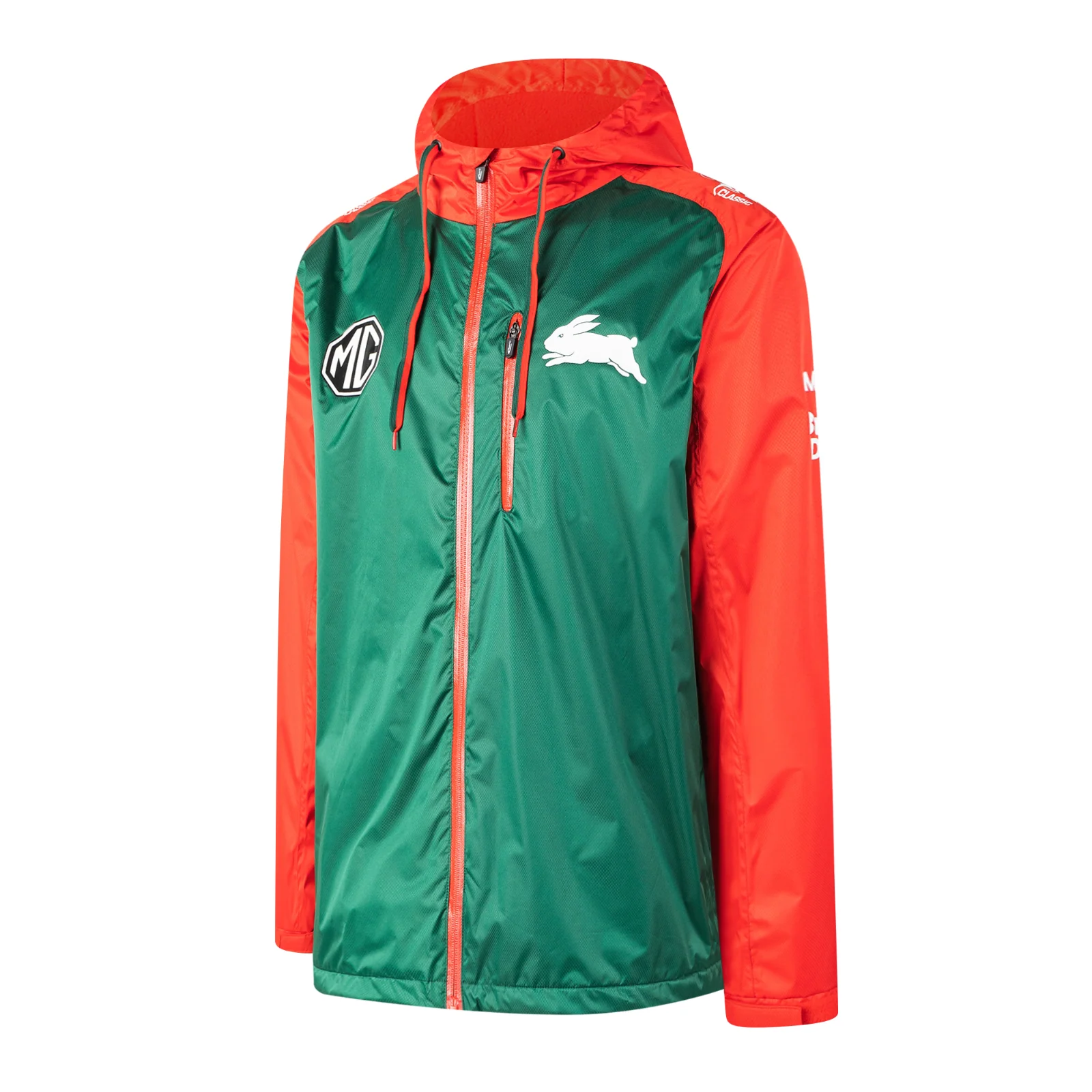 NRL 2026 Wet Weather Jacket - South Sydney Rabbitohs - Adult - Mens - Image 2