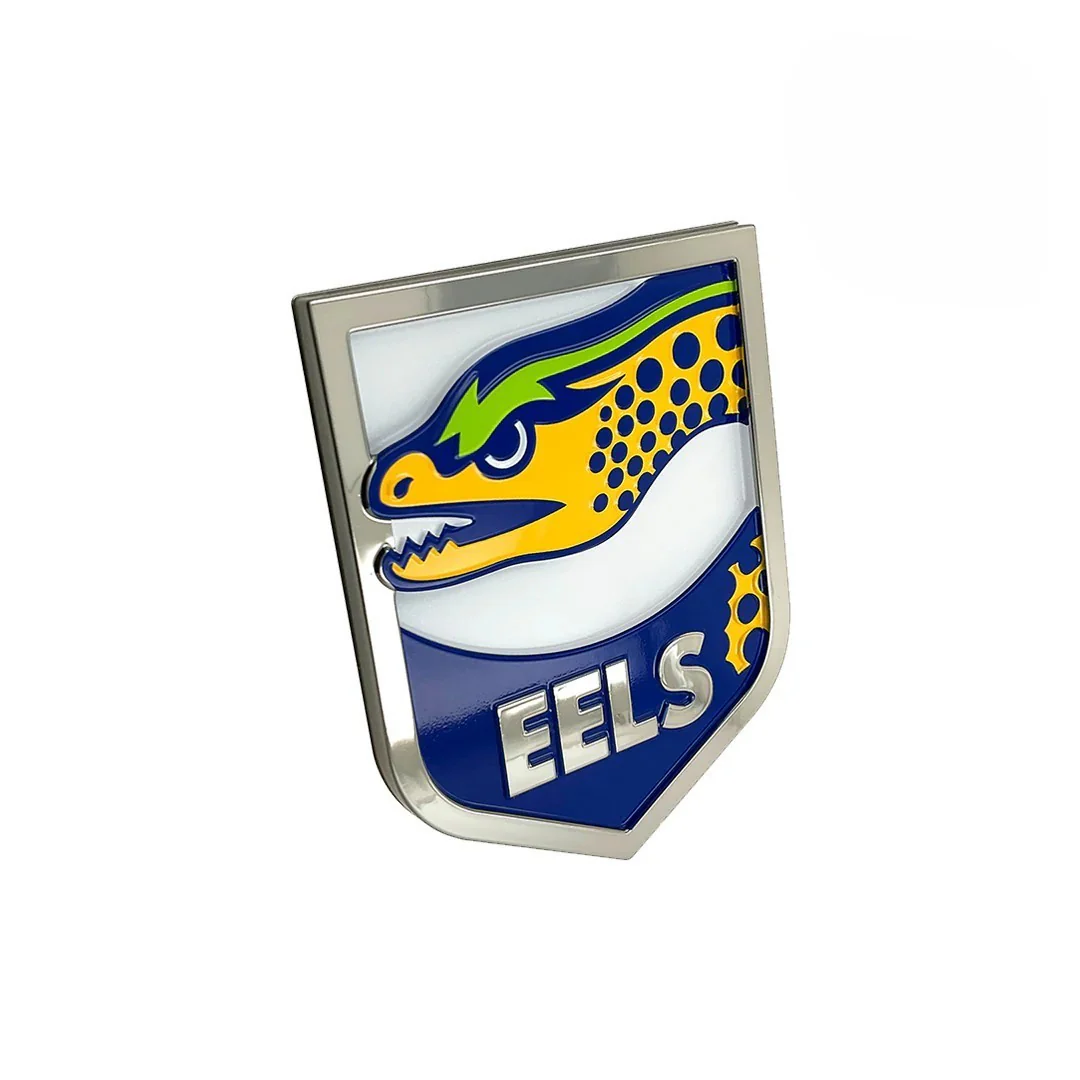 NRL 3D Chrome Emblem  Paramatta Eels  Supporter Car Badge