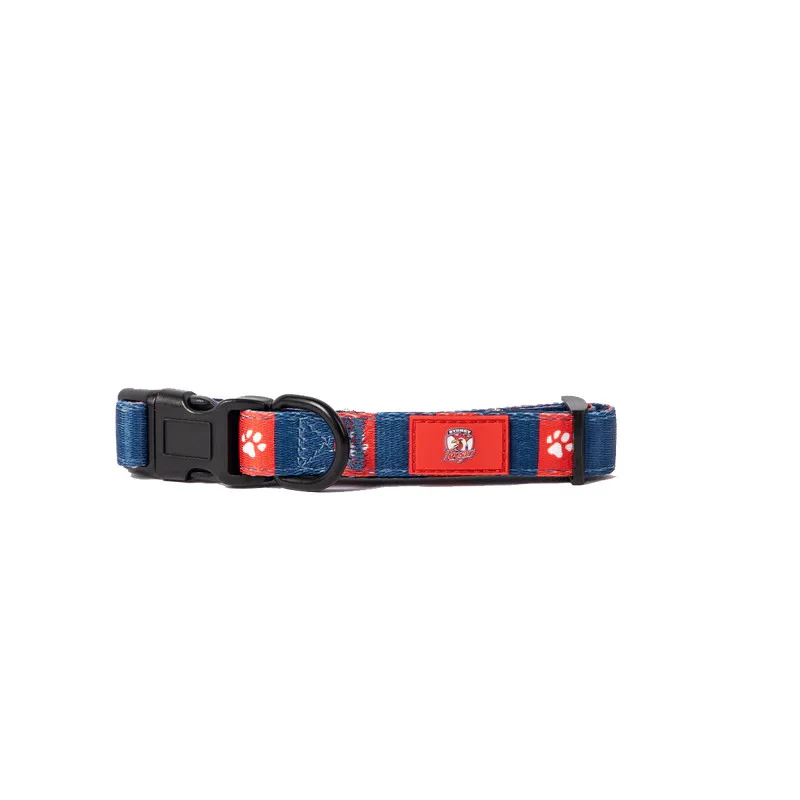 NRL Adjustable Dog Collar - Sydney Roosters - Small & Large