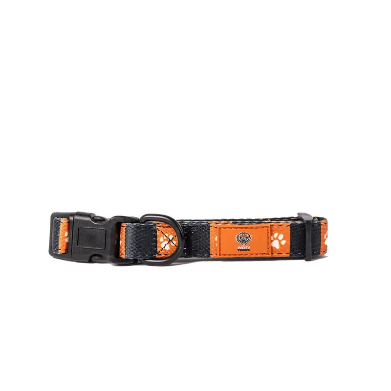 NRL Adjustable Dog Collar - West Tigers - Small & Large