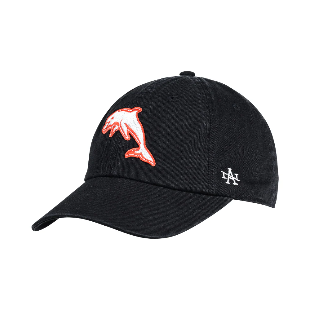 NRL Ballpark Cap - Dolphins - Black - OSFM - Hat