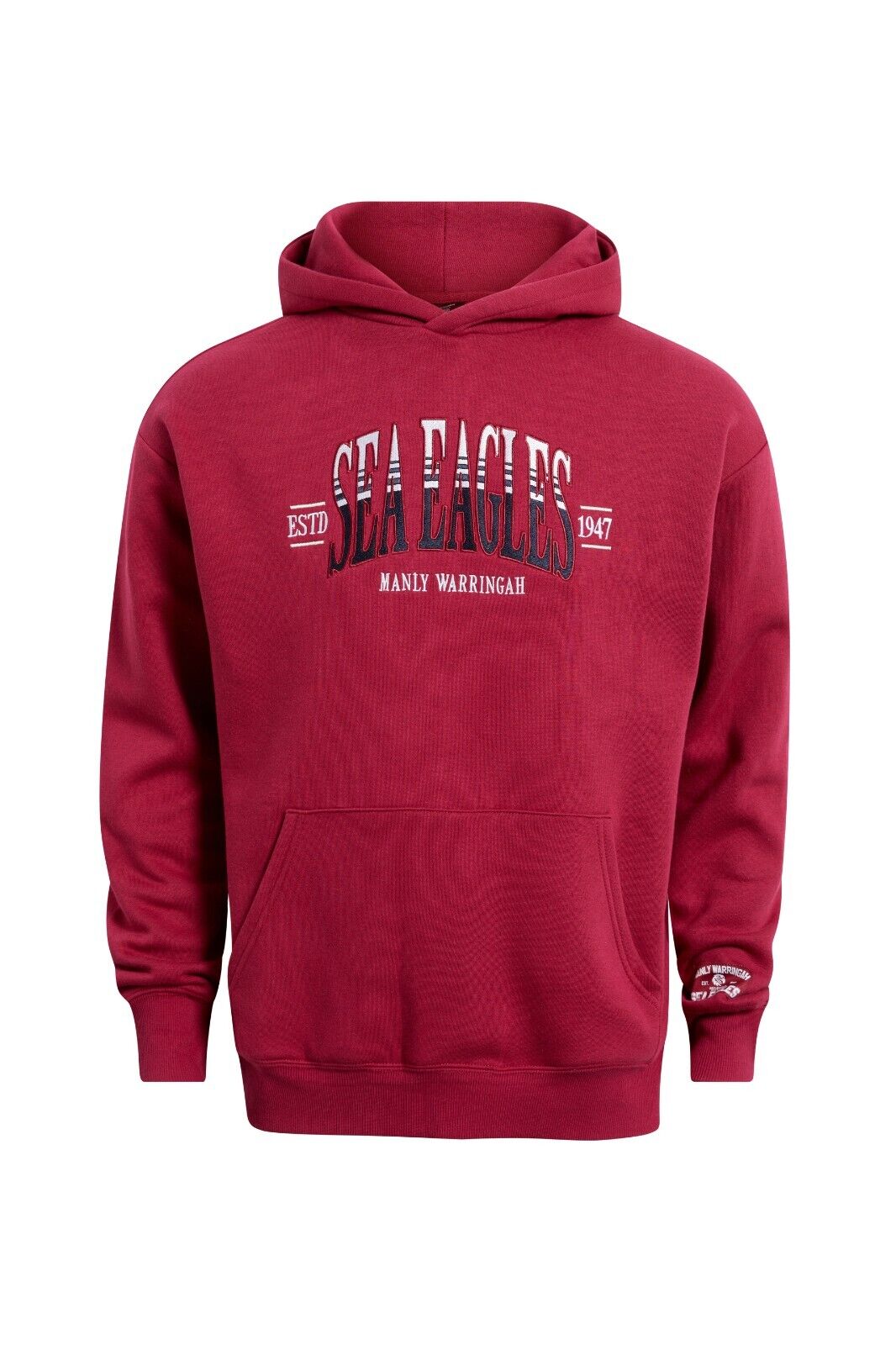 NRL Banner Hoodie - Manly Sea Eagles - Adult - Mens - Hoody - Jumper