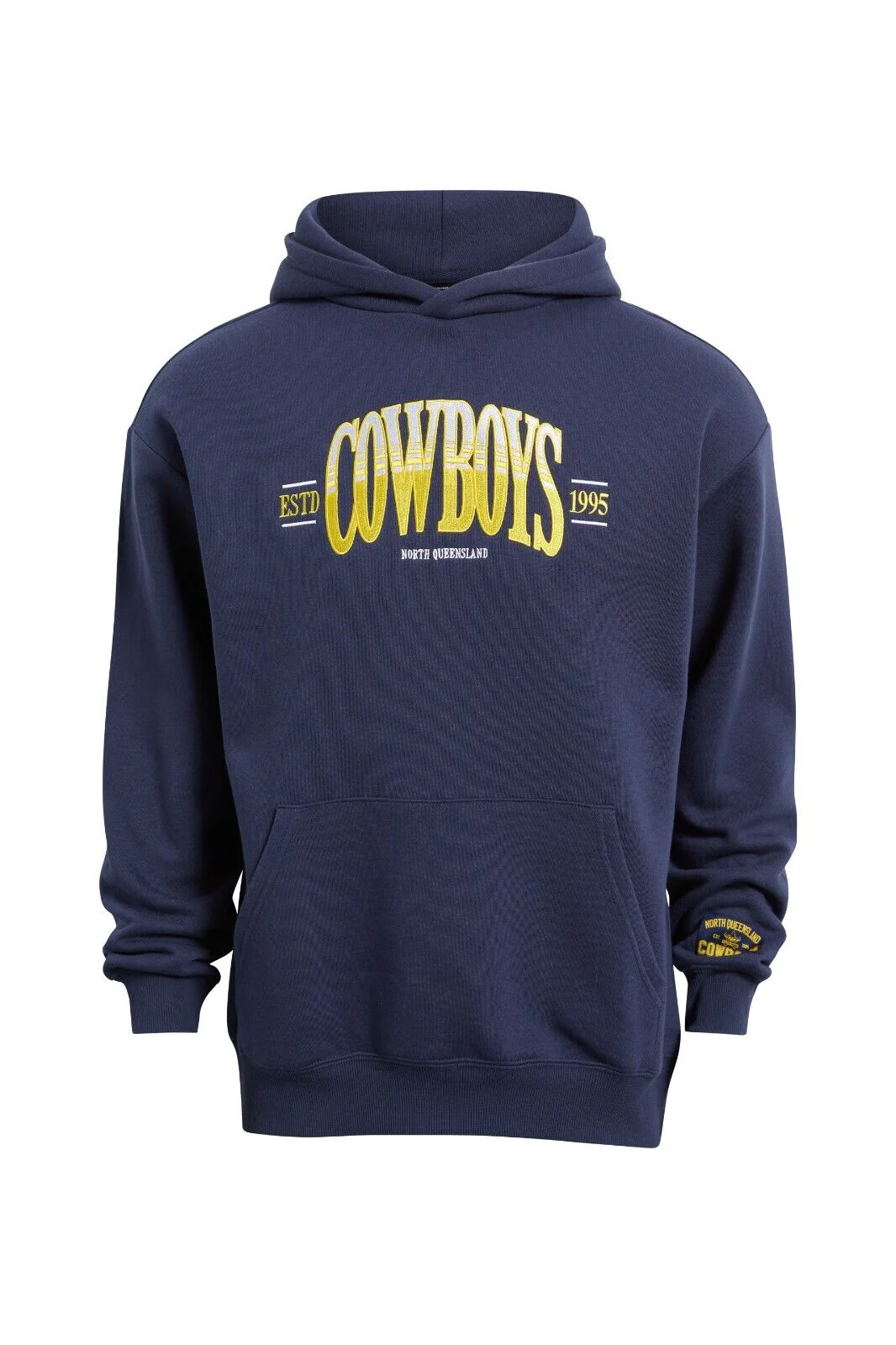 NRL Banner Hoodie - North Queensland Cowboys - Adult - Mens - Hoody - Jumper
