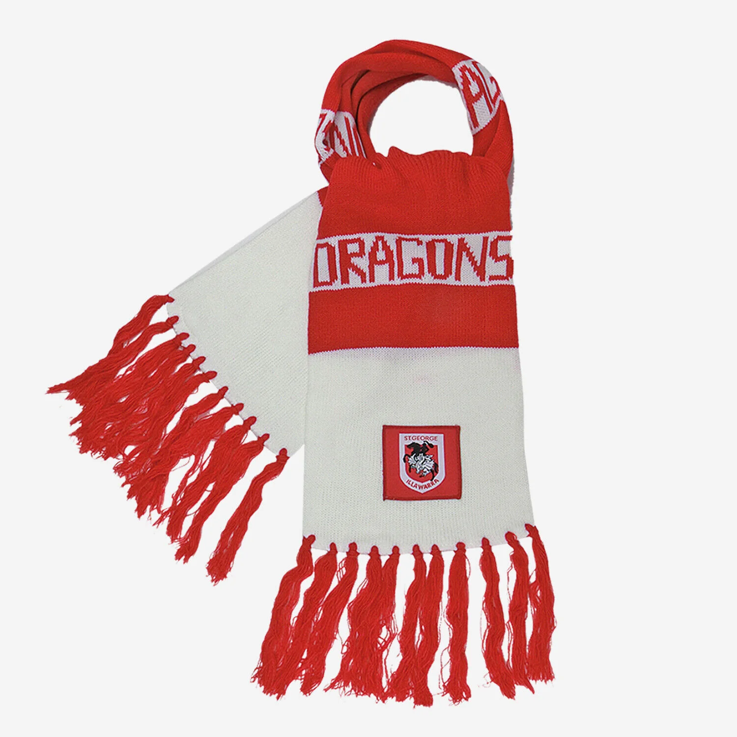 NRL Bar Scarf - St George Illawarra Dragons - Rugby League - Supporter