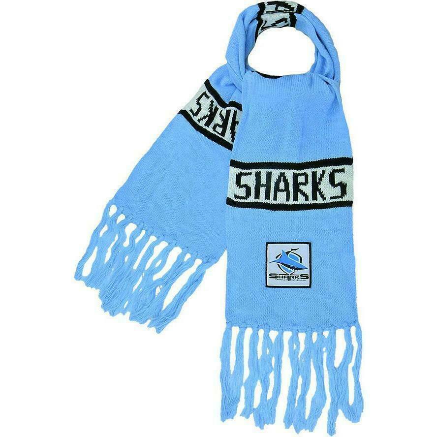NRL Bar Scarf with Patch - Cronulla Sharks - Rugby League - Supporter - Image 2