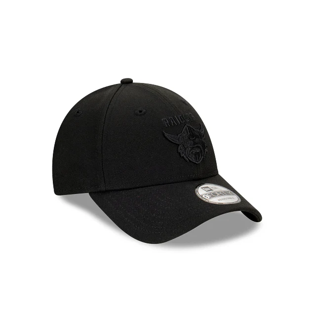 NRL Black on Black Cap - Canberra Raiders - Adult - Unisex - 9FORTY - Hat - Image 3