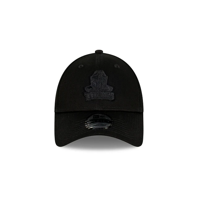 NRL Black on Black Cap - Gold Coast Titans - Adult - Unisex - 9FORTY - Hat
