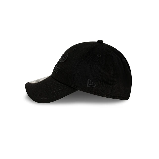 NRL Black on Black Cap - North Queensland Cowboys - Adult - Unisex - 9FORTY -Hat - Image 4