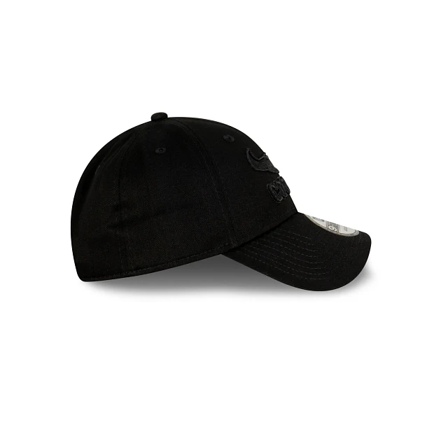 NRL Black on Black Cap - North Queensland Cowboys - Adult - Unisex - 9FORTY -Hat - Image 5