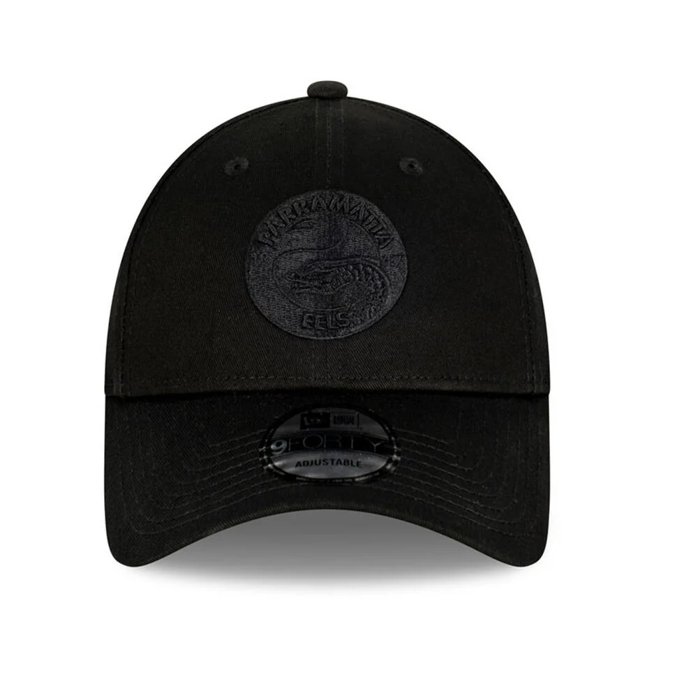 NRL Black on Black Cap - Paramatta Eels - Adult - Unisex - 9FORTY - Hat - Image 4