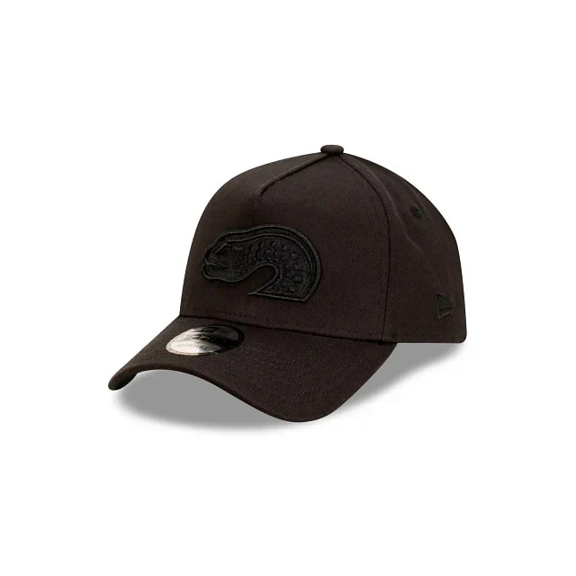 NRL Black on Black Cap - Paramatta Eels - Adult - Unisex - 9FORTY - Hat