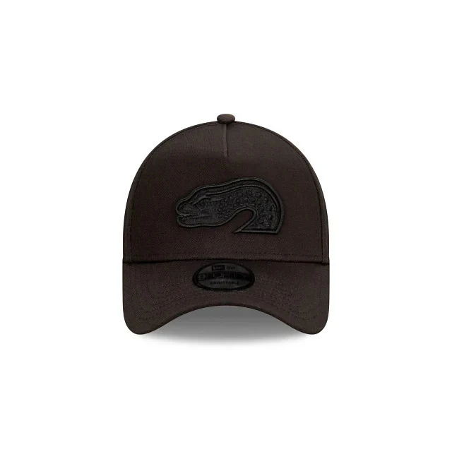 NRL Black on Black Cap - Paramatta Eels - Adult - Unisex - 9FORTY - Hat - Image 2