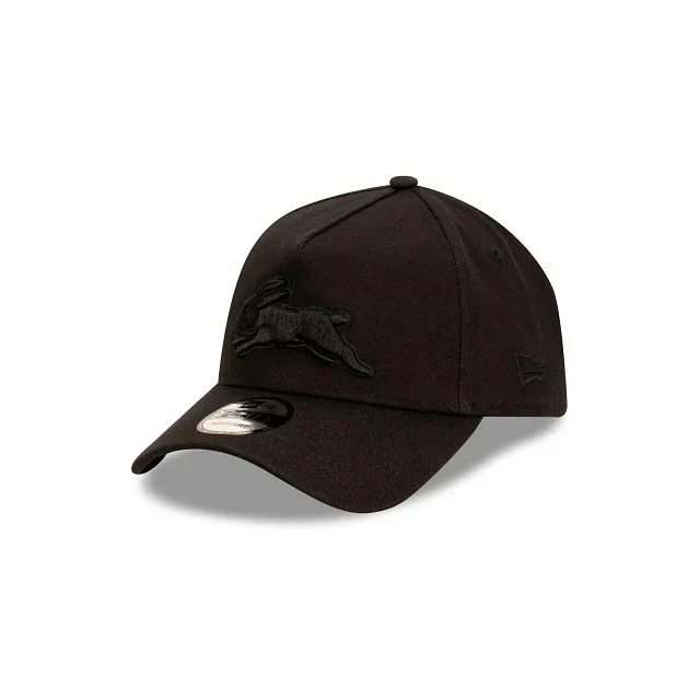 NRL Black on Black Cap - South Sydney Rabbitohs - Adult - Unisex - 9FORTY - Hat - Image 2