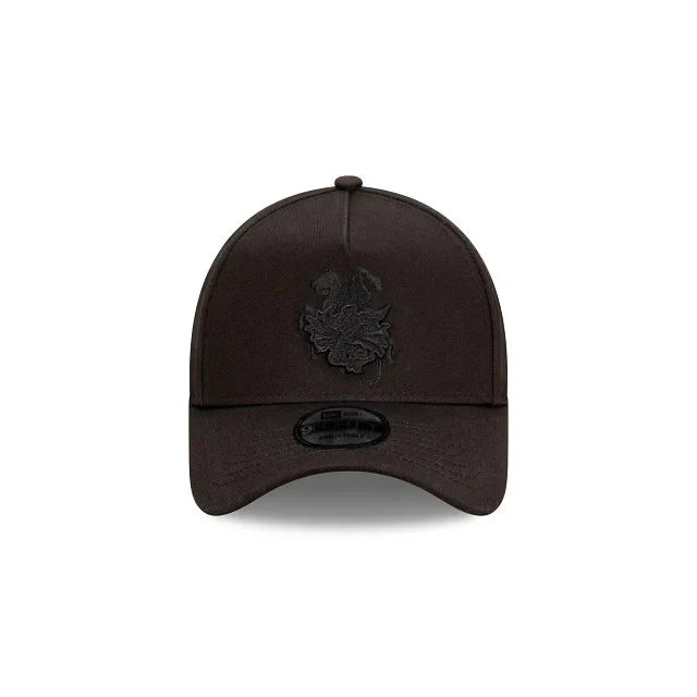 NRL Black on Black Cap - St George Illawarra Dragons - Adult -Unisex -9FORTY-Hat - Image 2