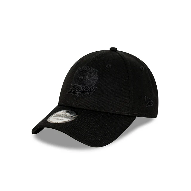 NRL Black on Black Cap - Sydney Roosters - Adult - Unisex - 9FORTY - Hat