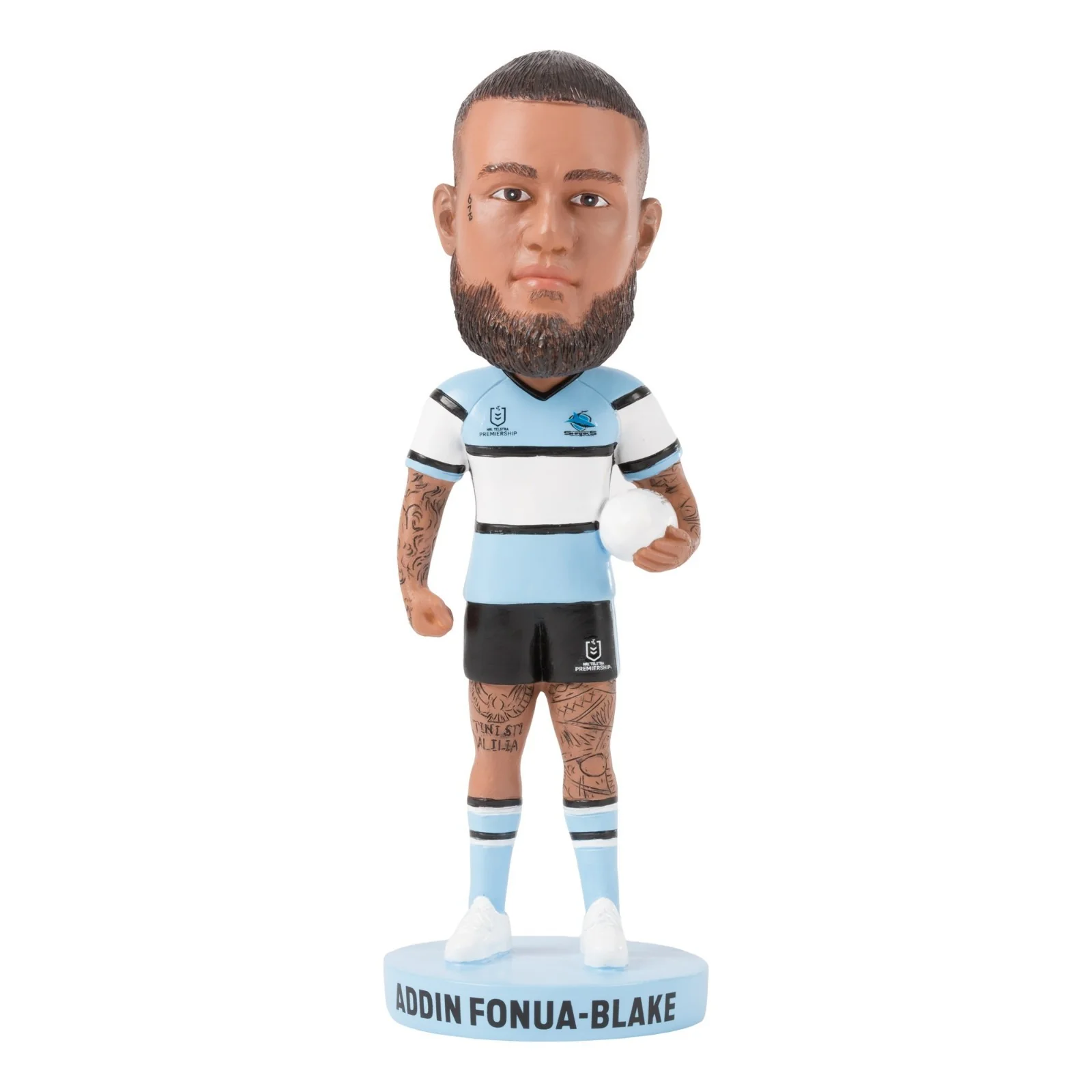 NRL Bobblehead - Cronulla Sharks - Addin Fonua-Blake - Statue