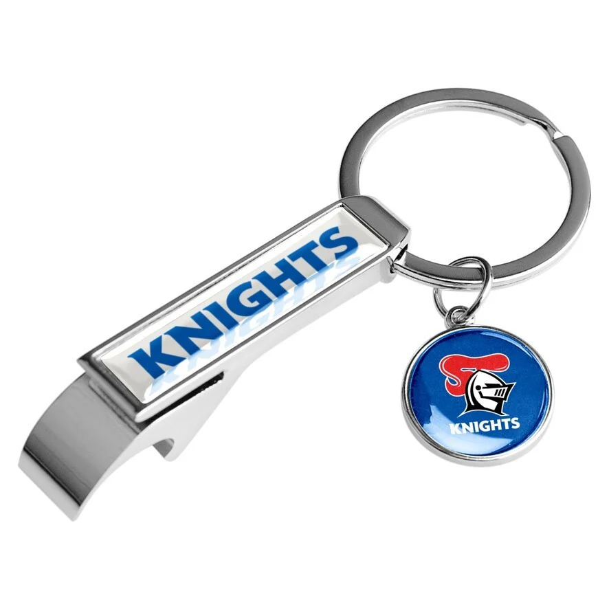 NRL Bottle Opener Key Ring - Newcastle Knights - Metal Keyring - Rugby League - Image 2