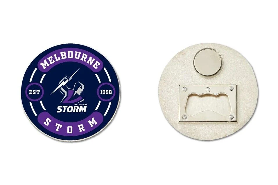 NRL Bottle Opener Magnet - Melbourne Storm - Rugby League - Image 2