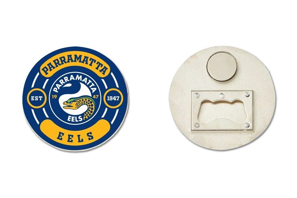 NRL Bottle Opener Magnet - Parramatta Eels - Rugby League
