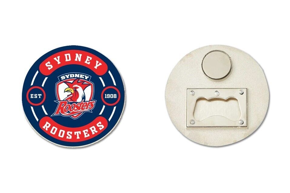 NRL Bottle Opener Magnet - Sydney Roosters - Rugby League - Image 2