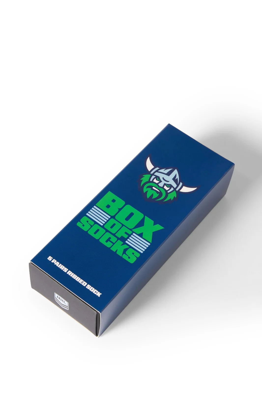 NRL Box Of 5 Socks - Canberra Raiders - One Size Fits Most - Gift Box - Image 2