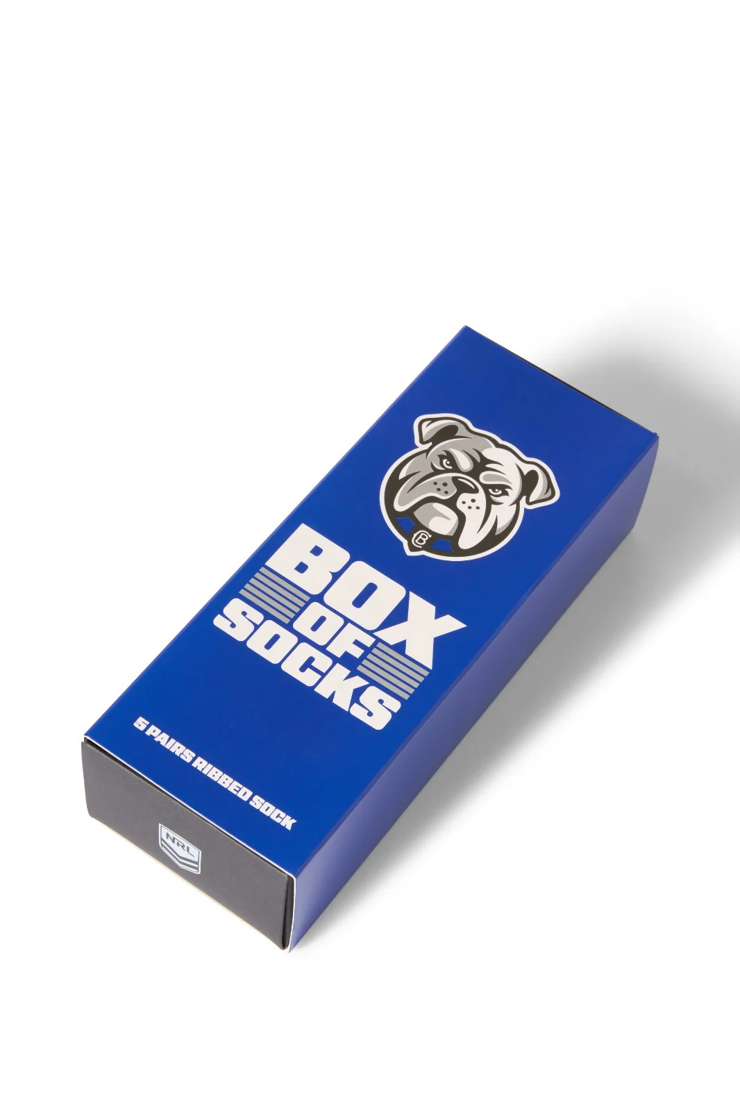 NRL Box Of 5 Socks - Canterbury Bulldogs - One Size Fits Most - Gift Box - Image 2