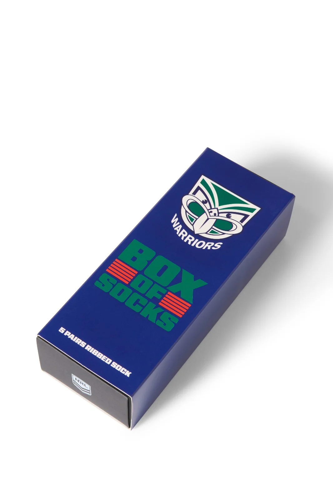 NRL Box Of 5 Socks - New Zealand Warriors - One Size Fits Most - Gift Box - Image 2