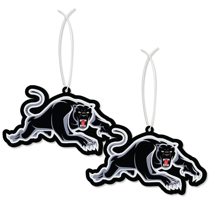 NRL Car Air Freshener 2 Pack - Penrith Panthers - Scented - Set of Two
