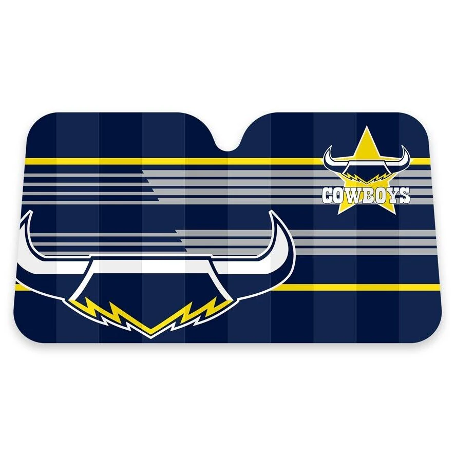 NRL Car Sunshade - North Queensland Cowboys - 130cm x 70cm - Image 2