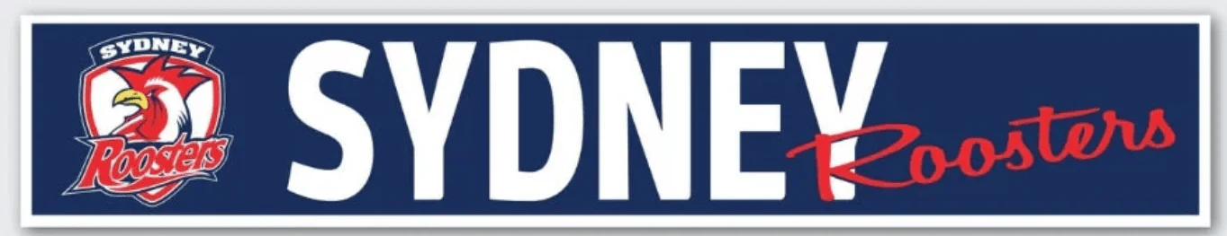 NRL Car Window Decal - Sydney Roosters - Sticker 280mm - Image 2