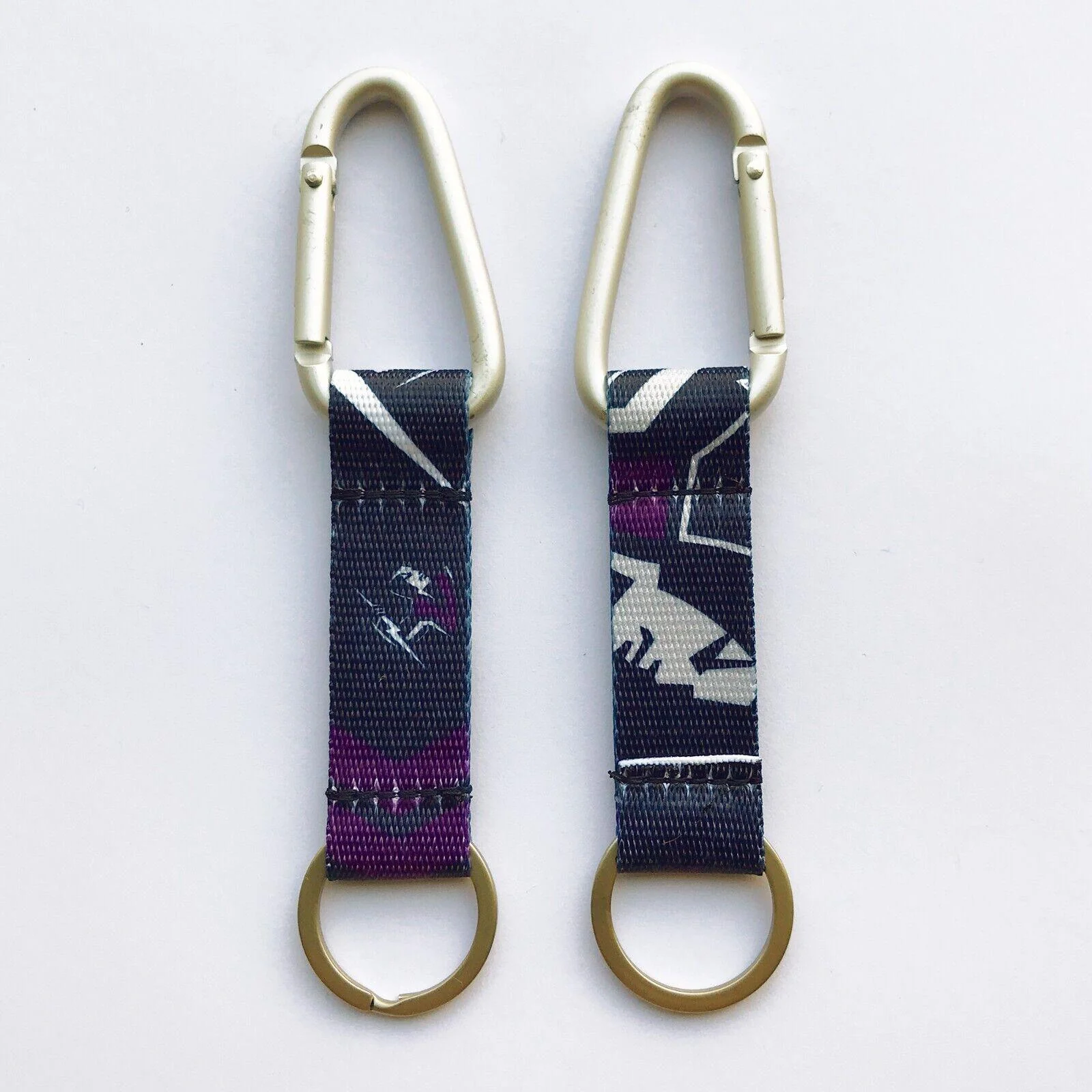 NRL Carabiner Key Ring - Melbourne Storm - Keyring - Clip and Ring - Image 2