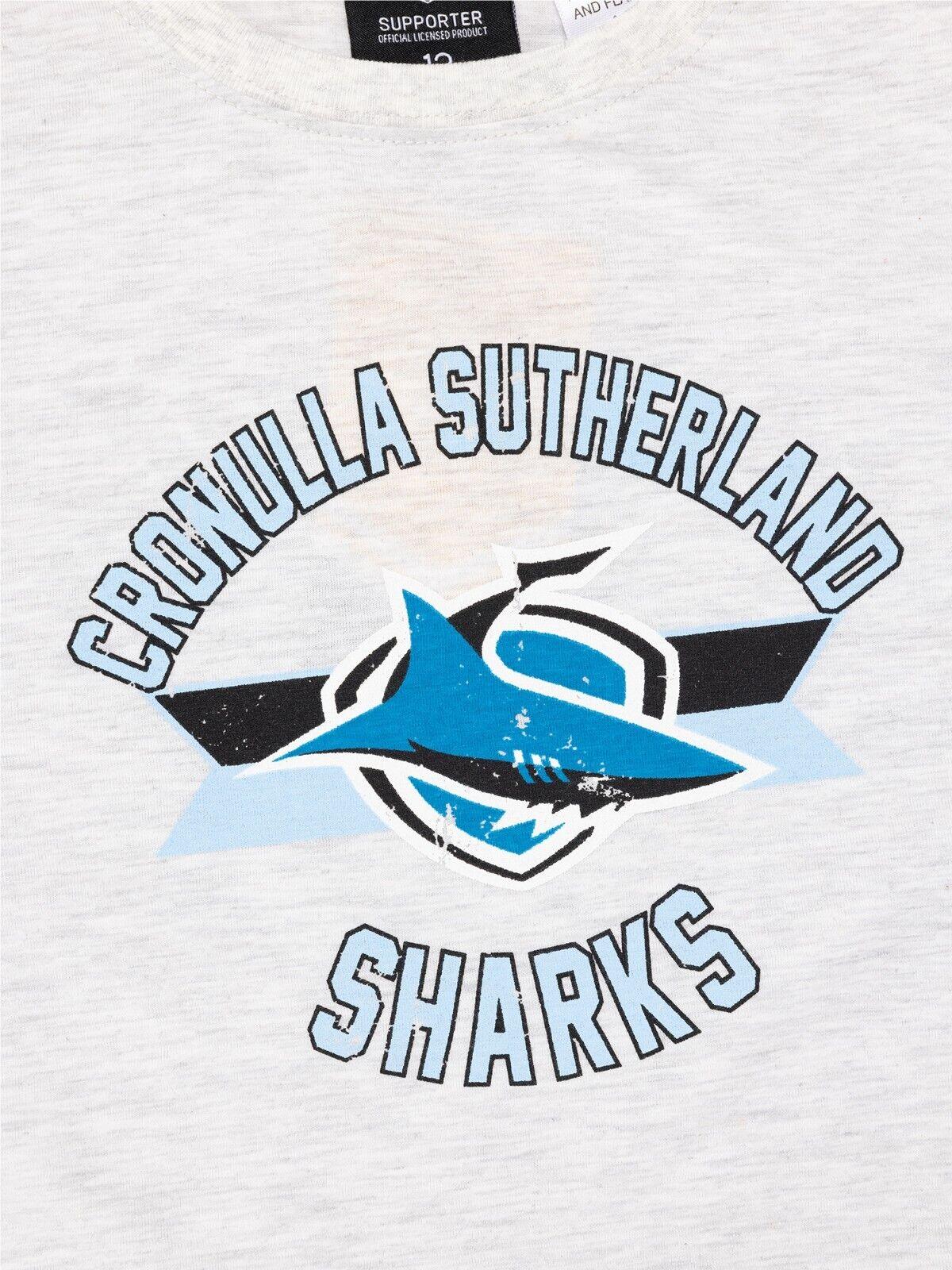 NRL Check Pyjama Set - Cronulla Sharks - Toddler - NAR - Image 4