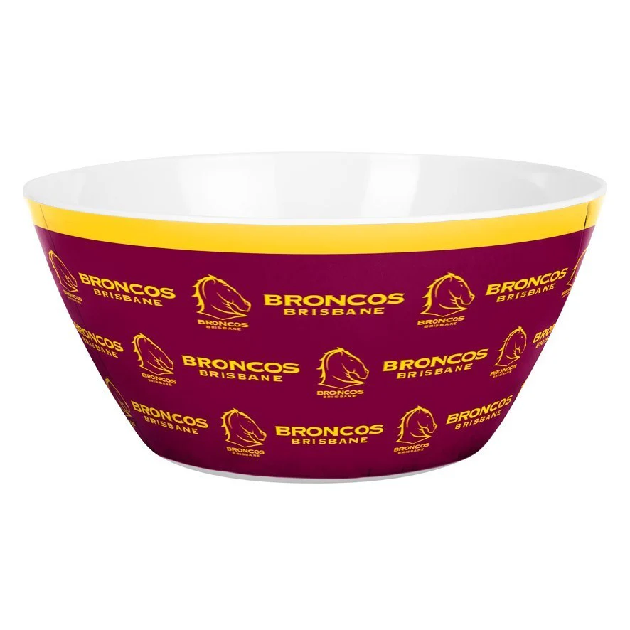 NRL Chip Bowl - Brisbane Broncos - Melamine - 3.2L