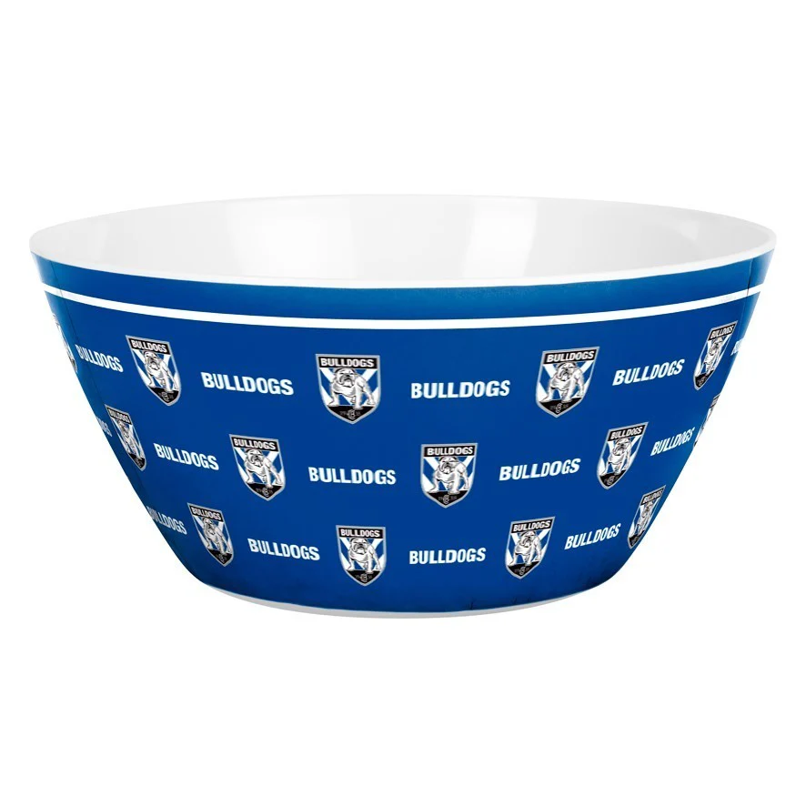 NRL Chip Bowl - Canterbury Bulldogs - Melamine - 3.2L - Image 2