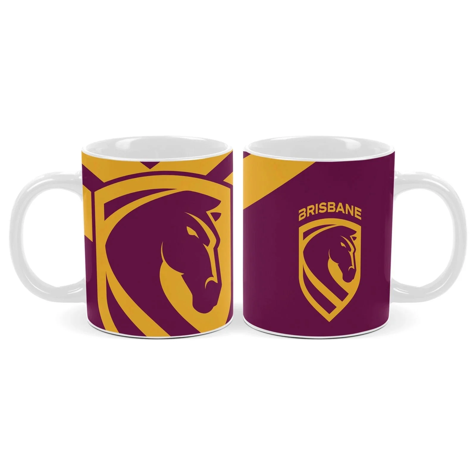 NRL Coffee Mug - Brisbane Broncos - Drinking Cup - Gift Box - Image 2