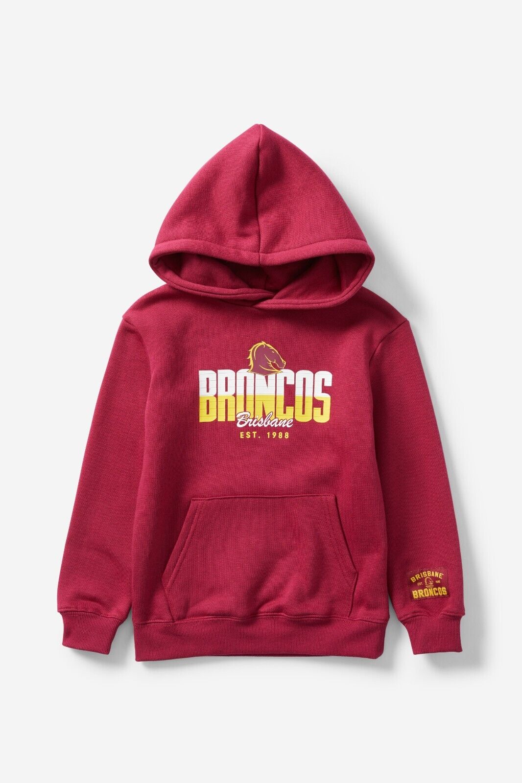 NRL Collegiate Hoodie - Brisbane Broncos - Youth - Kids - Jumper