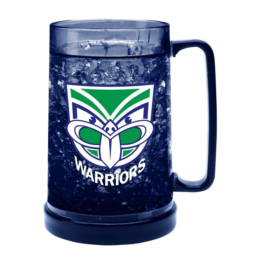 NRL Colour Freeze Mug - New Zealand Warriors - 500ML - Gel Freeze Drink Cup