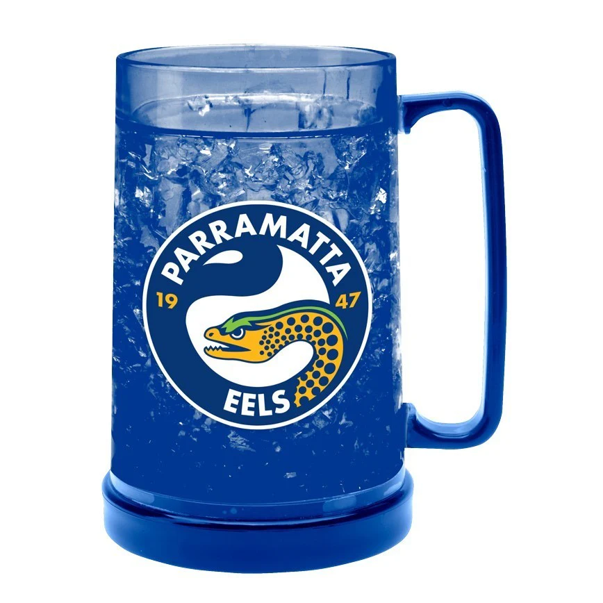 NRL Colour Freeze Mug - Parramatta Eels - 500ML - Gel Freeze Drink